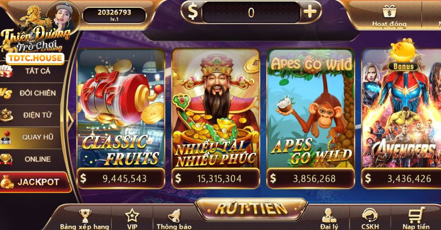 Game Nổ hũ Thần Tài tại i9bet